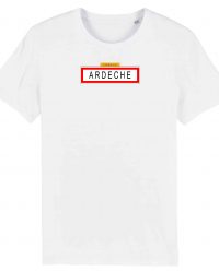 Ardèche T-shirt Femme Panneau Ardèche