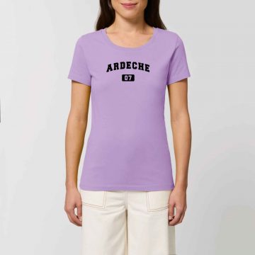 Ardèche T-shirt Femme Ardèche Sport Classic Noir