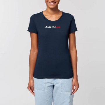 Ardeche T-shirt Femme Texte Ardechooise