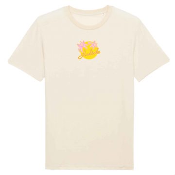 Ardèche T-shirt Homme Fleurs Roses