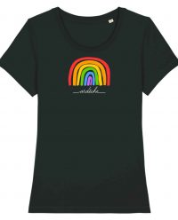 T-shirt Ardèche Femme Arc En Ciel Simple