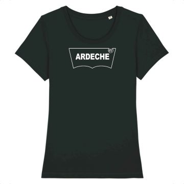 T-shirt Bio Femme Ardèche Lv's Blanc