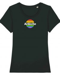 Ardèche T-shirt Femme Sunset Rainbow