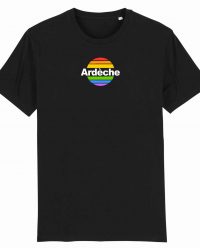 Ardèche T-shirt Homme Sunset Rainbow