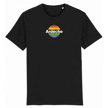 Ardèche T-shirt Homme Sunset Rainbow