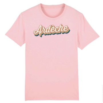 T-shirt Ardèche Bio Femme Vintage Multicouche
